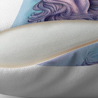 Alternate view of Lunar Unicorn Throw Pillow Throw Pillow