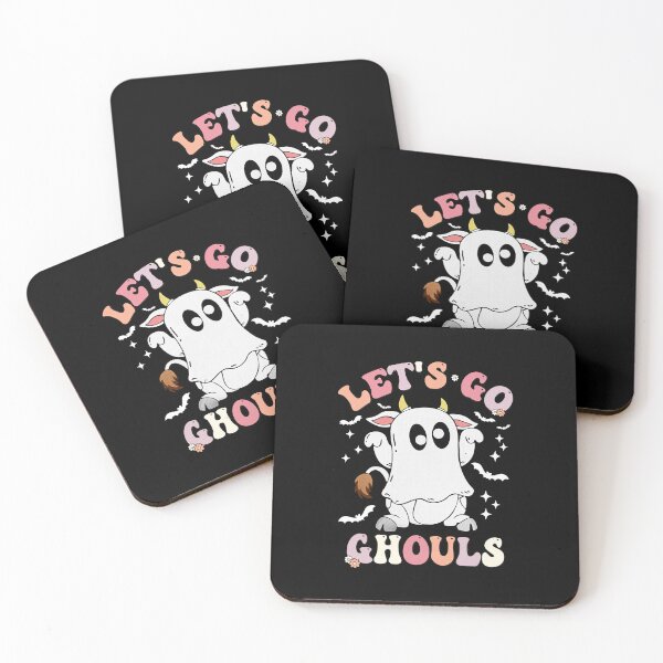 Item preview, Let's Go Ghouls Halloween Ghost cute funny groovy witch designed and sold by beckadamr.
