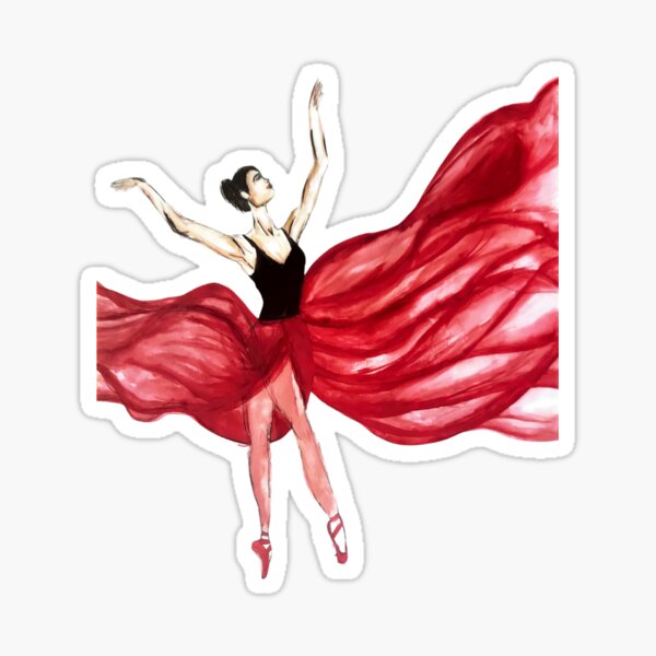 Item preview, Watercolor Ballerina  designed and sold by ajloops101.