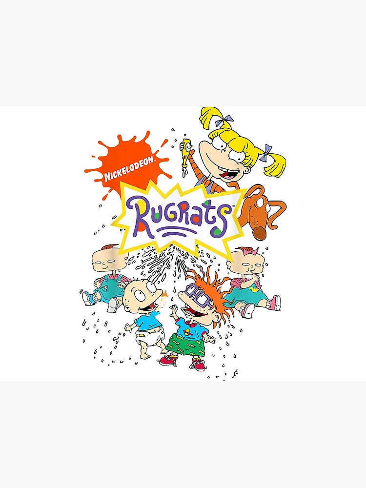 Rugrats Logo With Nick Logo And Rugrats Characters Essential T Shirt Art Print For Sale By 1114