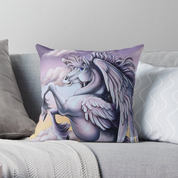 Cloud Pegasus Throw Pillow