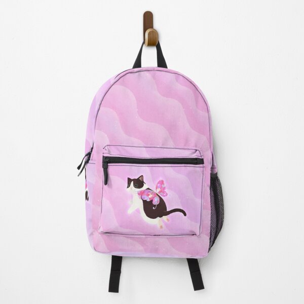 Item preview, Sparkly Pink Fairy Cat (tuxedo cat) designed and sold by You Store.