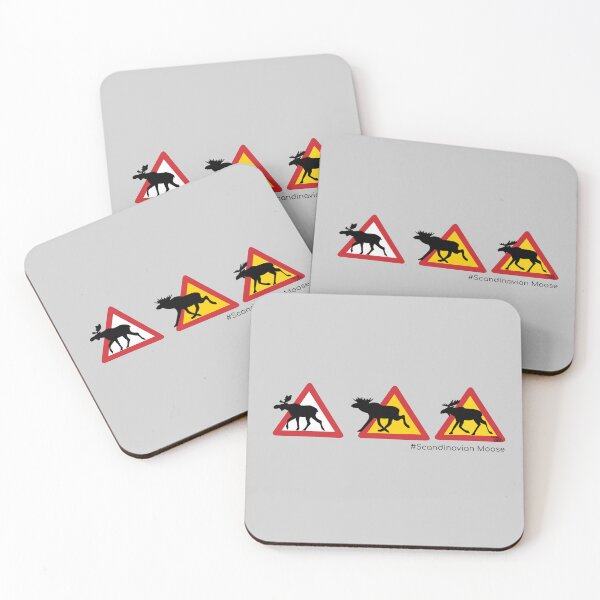 Item preview, Scandinavia Moose Traffic sign designed and sold by Aurealis.