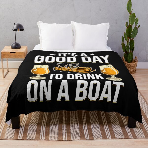 Item preview, It's a Good Day To Drink on a Boat drinking boating funny vintage designed and sold by beckadamr.