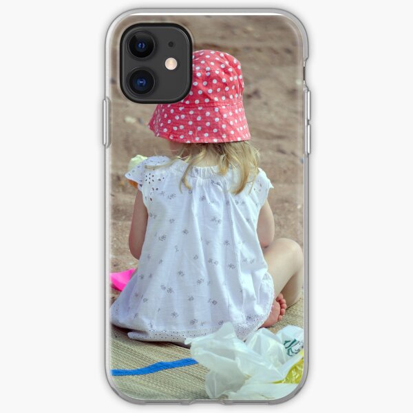 Sand Castle Girl iPhone Soft Case