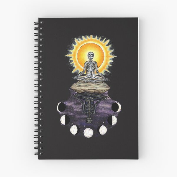 Item preview, Skeleton Yoga Pose Meditation Goth-ic Cool Spiritual designed and sold by ElizabethxJime.