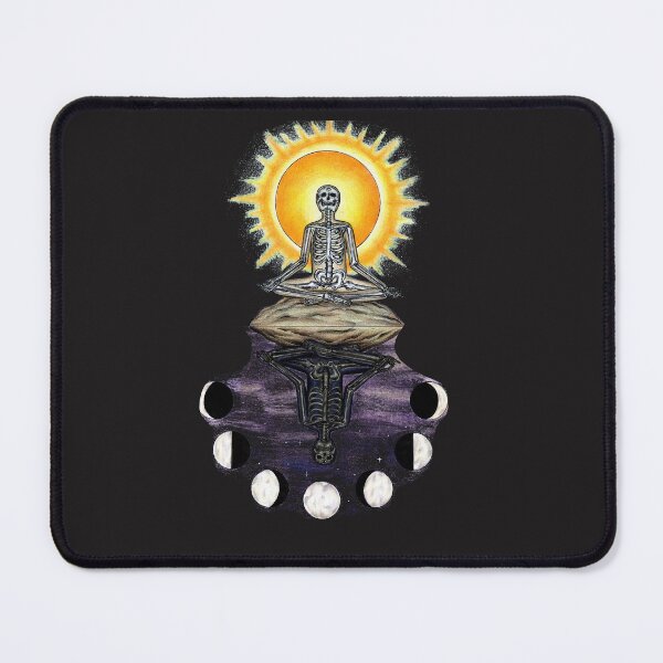 Item preview, Skeleton Yoga Pose Meditation Goth-ic Cool Spiritual designed and sold by ElizabethxJime.
