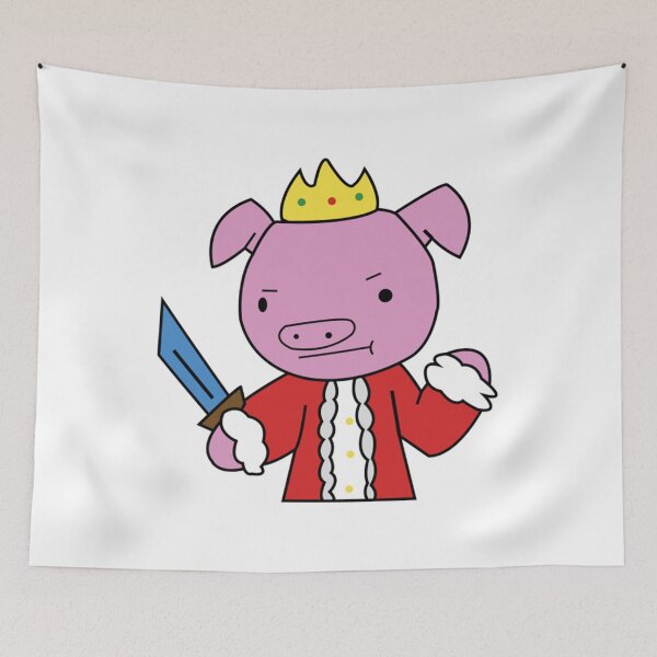 Item preview, Funny Pig King Technoblade Minecraft Meme designed and sold by JamauDS.