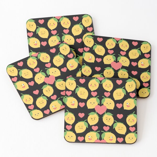 Item preview, Copy Just a Girl who Loves Lemons with Black Background designed and sold by FlippinTurtles.