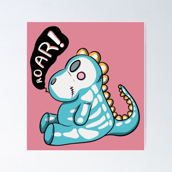 You're Roarsome! Cute Dinosaur Design Poster for Sale by AlinaKY