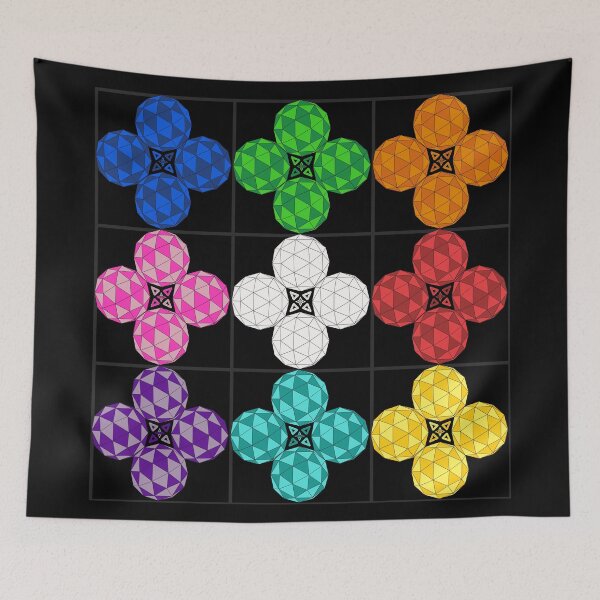 Item preview, Icosahedron Star (Colored) Wall Of Fame  designed and sold by createVisions.