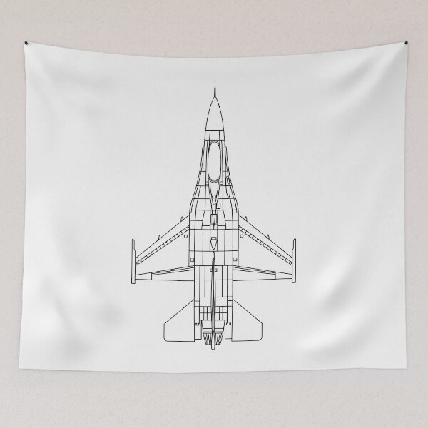 Item preview, General Dynamics F-16 Fighting Falcon Model Design designed and sold by avionbubble.