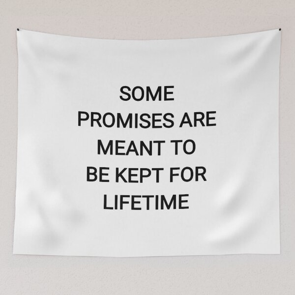Item preview, Some promises are meant to be kept for lifetime designed and sold by Itaxi.
