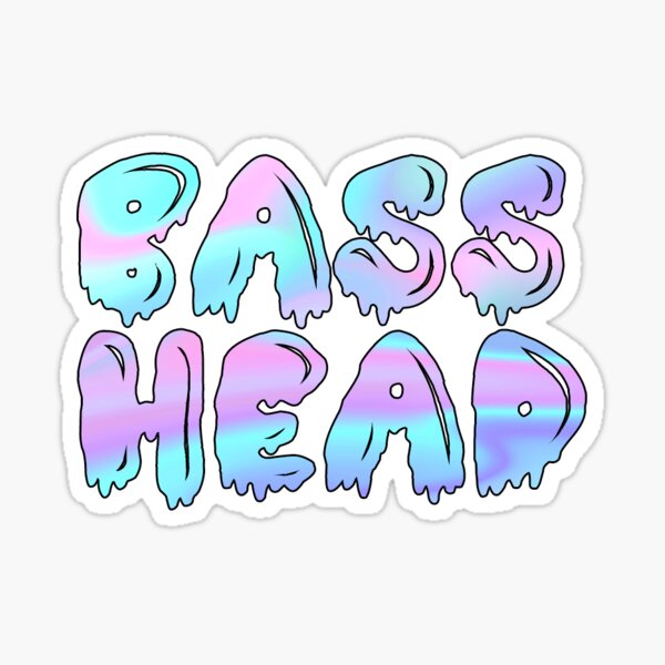 bass head Sticker