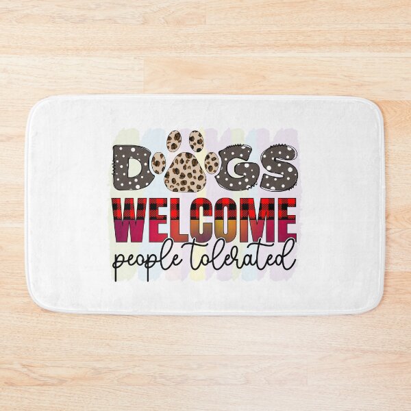 Item preview, Dogs Welcome People Tolerated T-shirt | Dog Paw Shirt | Animal Lover Tee | Dog Shirt | Dog Lover Gift | Animal Tee designed and sold by mahsanart.