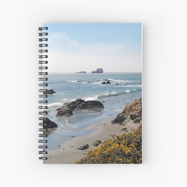 Fog Rolling Coastal Spiral Notebook