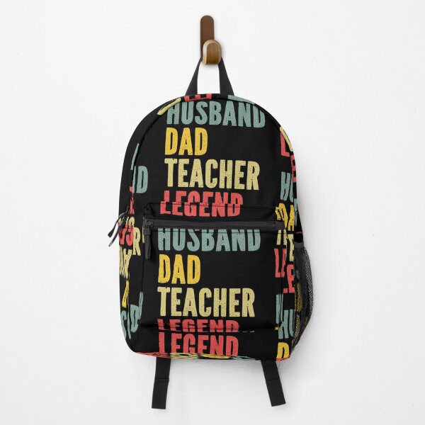 Item preview, Husband Dad Teacher Legend Teachers Retro Back To School designed and sold by GravitiTees.