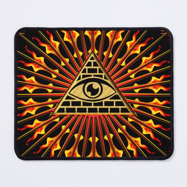 Item preview, All Seeing Eye, Providence, Triangle, Pyramid, Fire, Flames designed and sold by nitty-gritty.