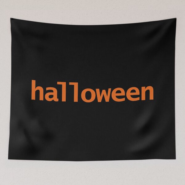 Item preview, Halloween Minimal Typography Orange Text designed and sold by ellenhenry.