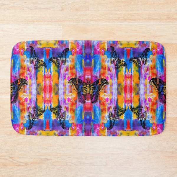 Item preview, Dreamy Butterfly Abstraction, Abstraction, bold colorful abstract playful design inspired by nature designed and sold by Adri Barnard.
