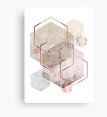 Geometric Abstract Metal Print