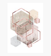 Geometric Abstract Photographic Print