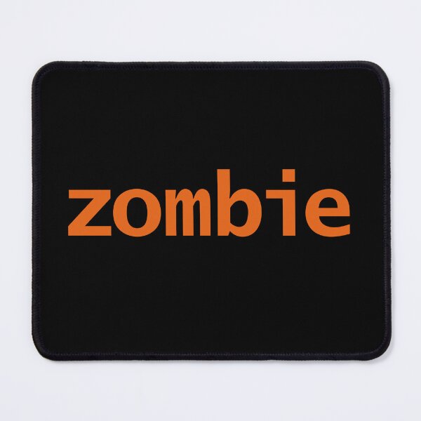 Item preview, Zombie Halloween Minimal Typography Orange Text designed and sold by ellenhenry.