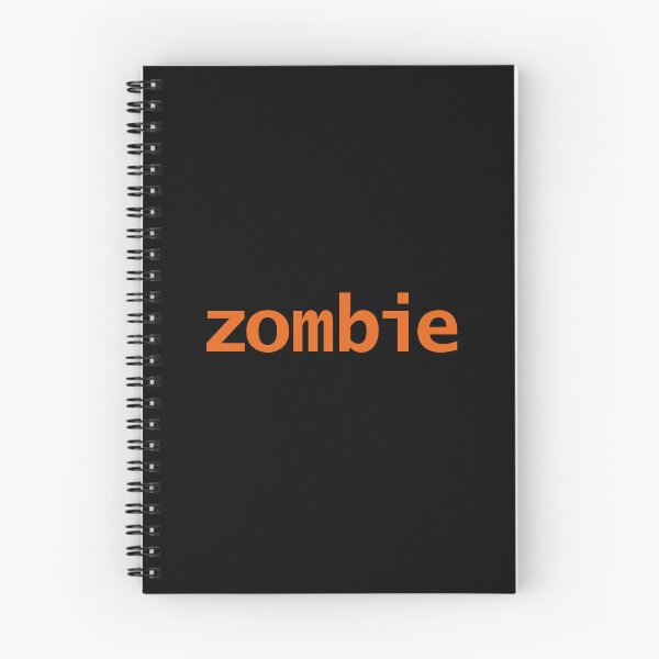 Item preview, Zombie Halloween Minimal Typography Orange Text designed and sold by ellenhenry.