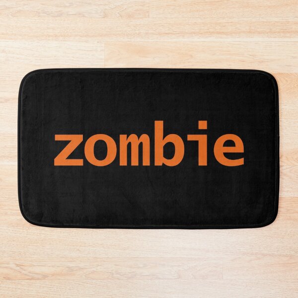 Item preview, Zombie Halloween Minimal Typography Orange Text designed and sold by ellenhenry.