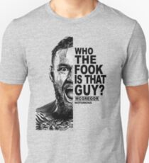 conor mcgregor ( half face quote) Unisex T-Shirt