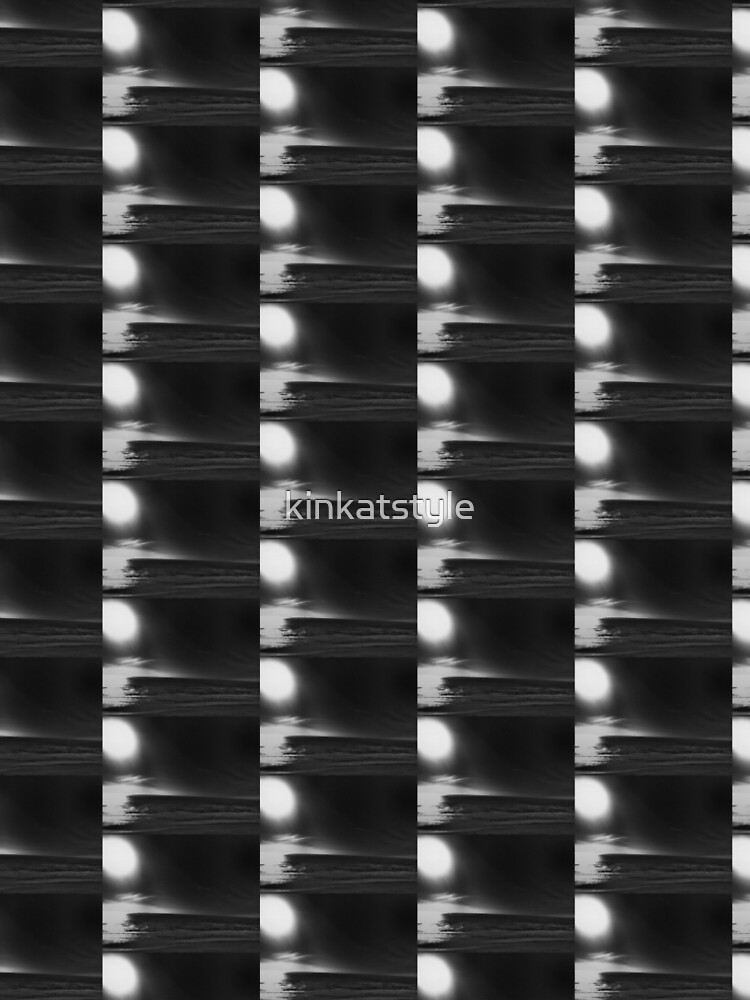 Thumbnail 4 of 4, A-Line Dress, Surfside Black & White designed and sold by kinkatstyle.