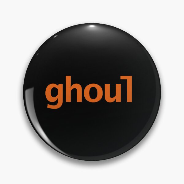 Item preview, Ghoul Halloween Minimal Typography Orange Text designed and sold by ellenhenry.