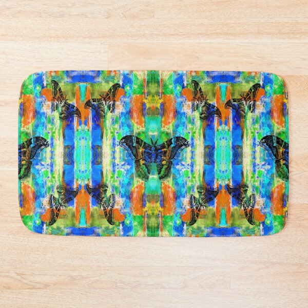 Item preview, Dreamy Butterfly Abstraction, 3, Abstraction, bold colorful abstract playful design inspired by nature designed and sold by Adri Barnard.
