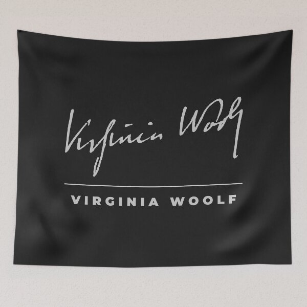 Item preview, Virginia Woolf signature t-shirt designed and sold by CMYKStudio.