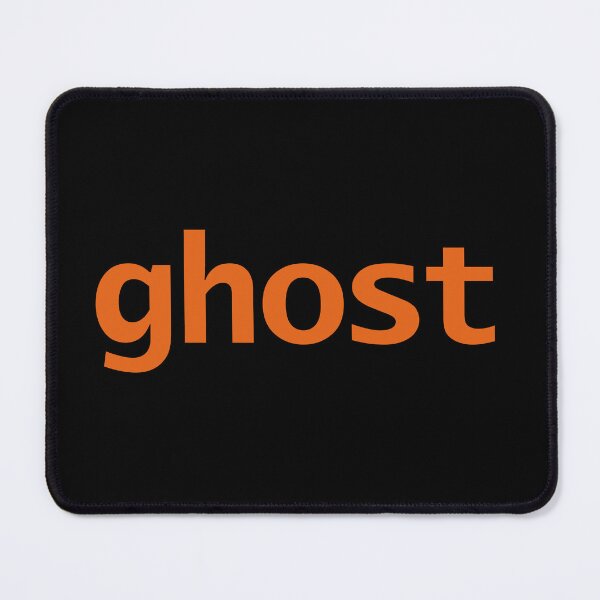 Item preview, Ghost Halloween Minimal Typography Orange Text designed and sold by ellenhenry.
