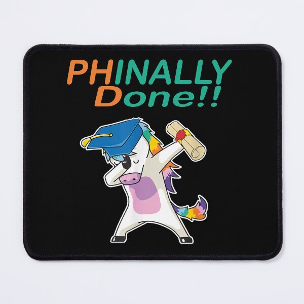 Item preview, phinally done funny unicorn graduate designed and sold by justbejoker.