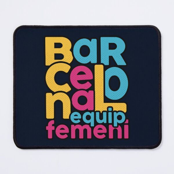 Item preview, Barcelona Femeni Equip Typography (WOSO) designed and sold by Numero14.