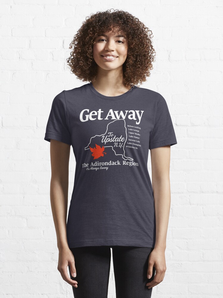 Alternate view of Get Away – Upstate New York Essential T-Shirt