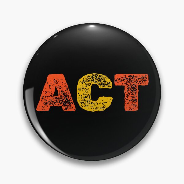 Item preview, ACT - Motivation Word Typography T-Shirt Design designed and sold by DahiyaTees.