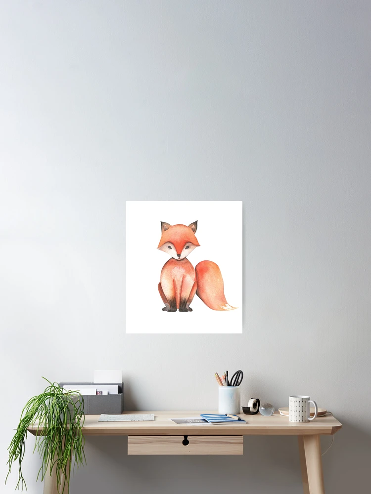 Thumbnail 2 of 3, Poster, Red fox designed and sold by ModoDesign.