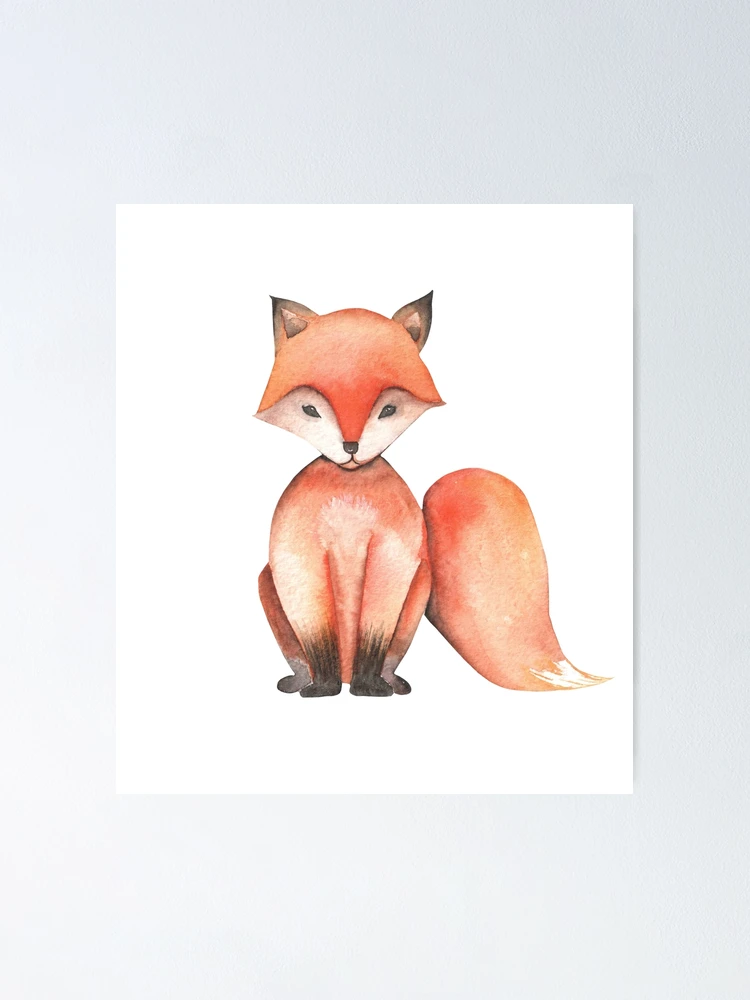 Thumbnail 1 of 3, Poster, Red fox designed and sold by ModoDesign.