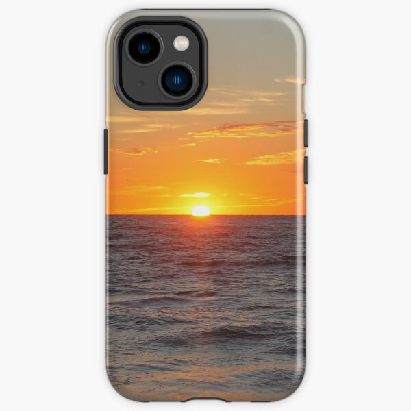 SunRise, Ocean, Waves, rising of the sun, #sunup, #rising, rise, uprise, dawn, morning, aurora, reveille, cockcrow, #SunRise iPhone Tough Case