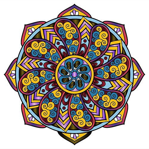 Floral Mandalas 064 (Style:18)