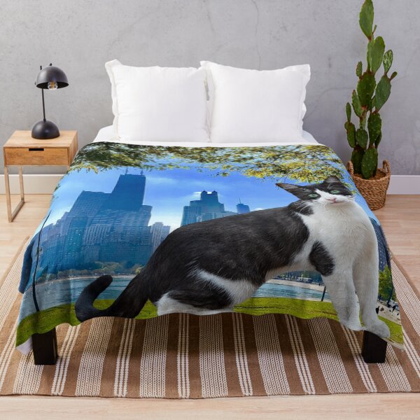 Item preview, Surreal photos with giant cats in Chicago. Catzilla. Photoshop design of giant surreal cats in the city designed and sold by EMIPRINCESS.