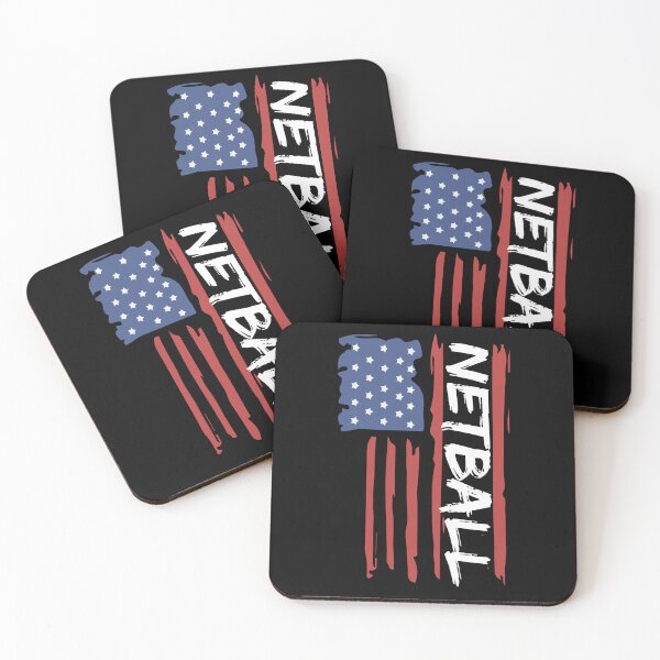 Item preview, Netball American Flag designed and sold by TendyTees.