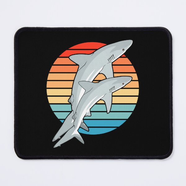 Item preview, Caribbean reef shark retro designed and sold by NicGrayGraphic.