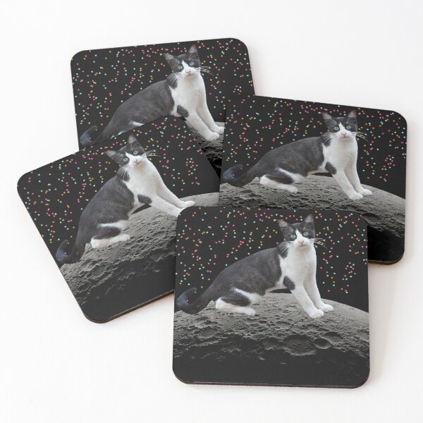 Item preview, Surreal photo with giant cat on the moon. AlienCat. Giant surreal cats in space Photoshop design. designed and sold by EMIPRINCESS.