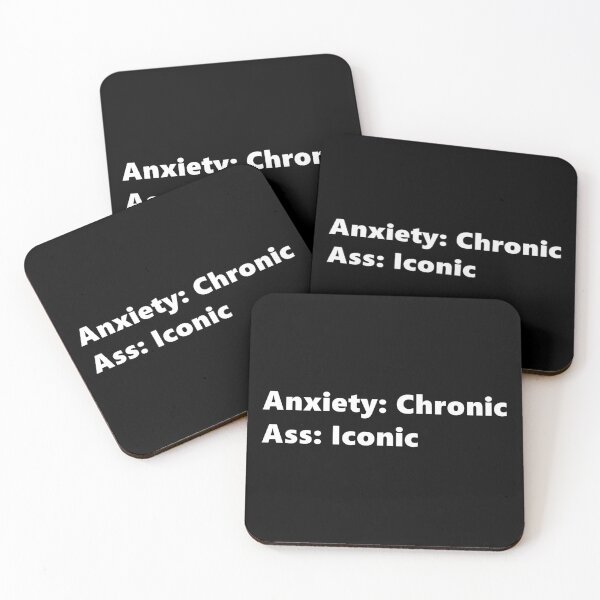 Item preview, Anxiety: Chronic Ass: Iconic, funny quote for anxious people with a juicy booty. Lettering Digital Illustration designed and sold by AlmightyClaire.