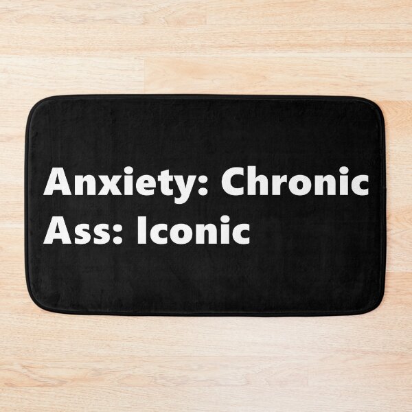 Item preview, Anxiety: Chronic Ass: Iconic, funny quote for anxious people with a juicy booty. Lettering Digital Illustration designed and sold by AlmightyClaire.