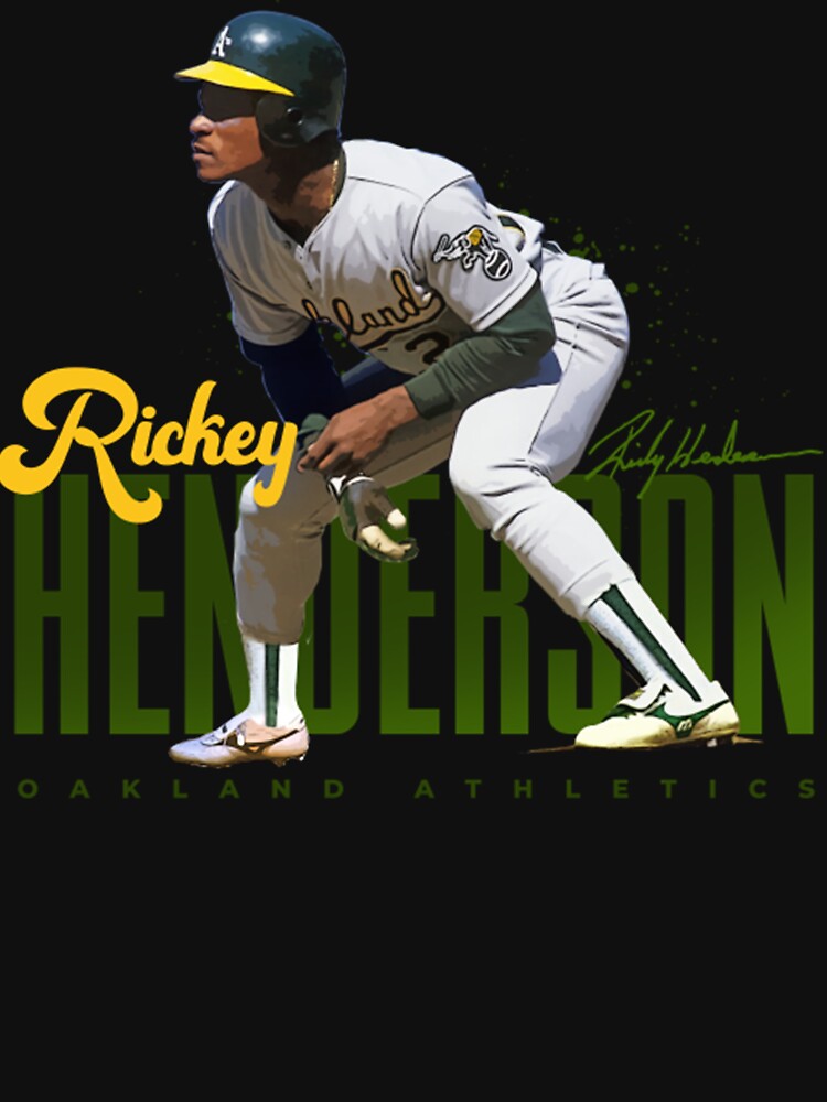 Official Rickey Henderson Jersey, Rickey Henderson Shirts, Baseball  Apparel, Rickey Henderson Gear